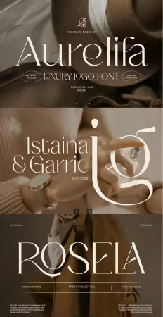 EE - Aurelifa - Luxury Logo Font H695YYN
