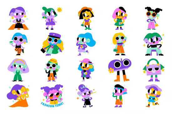 EE - Retro Rubber Hose Fashion, Runway &amp; Shopping NMMYYMS