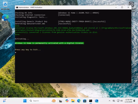 Windows 11 Aio 16in1 25H2 Build 26200.7623 (No TPM Required) Preactivated January 2026