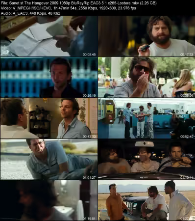 The Hangover 2009 1080p BluRayRip EAC3 5.1 x265-Lootera