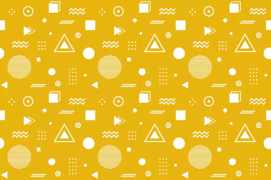 EE - Yellow Abstract Memphis Seamless Pattern SPESLGN