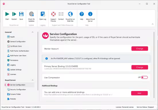 Royal Server 5.4.50529 (x64) Multilingual