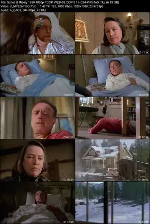 Misery 1990 1080p PCOK WEB-DL DDP 5.1 H264-PiRaTeS