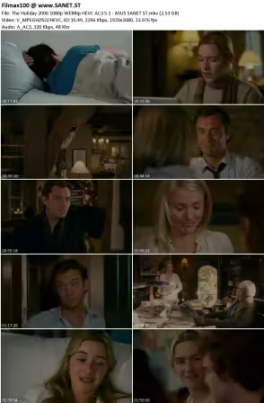 The Holiday 2006 1080p WEBRip HEVC AC3 5.1 - ASUS