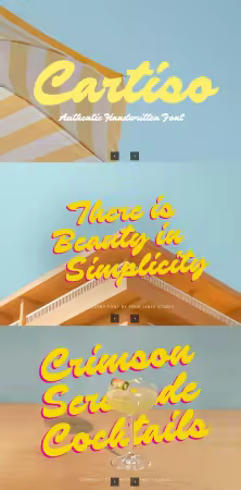 EE - Cartiso – Authentic Handwritten font T9QW2P2