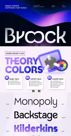 EE - Broock - Unique Modern Corporate Font Family VLXXMBF