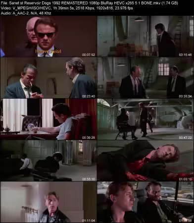 Reservoir Dogs 1992 REMASTERED 1080p Blu-Ray HEVC x265 5.1-BONE