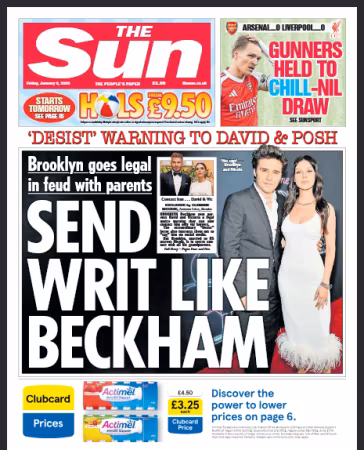 The Sun UK - January 9, 2026