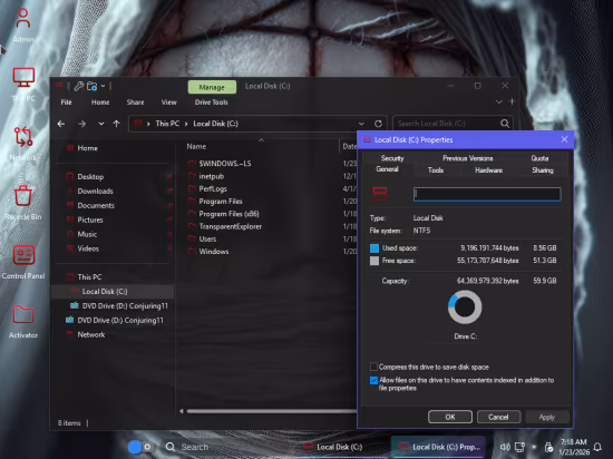 Windows 11 Pro Super Lite 25H2 Build 26200.7462 Conjuring 11