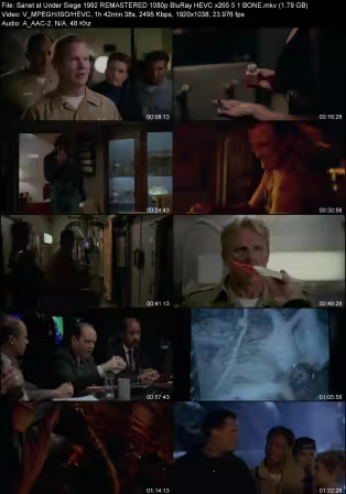 Under Siege 1992 REMASTERED 1080p BluRay HEVC x265 5.1 BONE