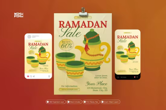 EE - Ramadan Sale Glass - Flyer Set NW6ZMML