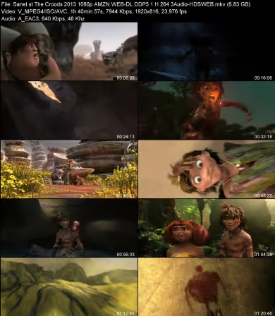 The Croods 2013 1080p AMZN WEB-DL DDP 5.1 H264 2Audio-HDSWEB