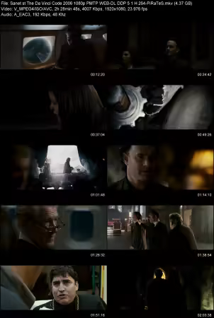The Da Vinci Code 2006 1080p PMTP WEB-DL DDP 5.1 H264-PiRaTeS