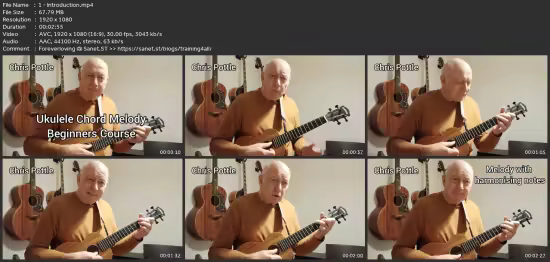 Ukulele Chord Melody Beginners Course