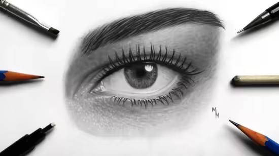 Drawing a Realistic Eye with Graphite