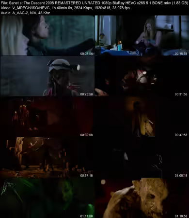 The Descent 2005 REMASTERED UNRATED 1080p BluRay HEVC x265 5.1 BONE