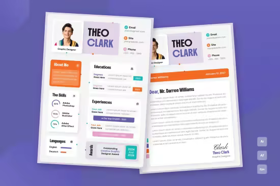 EE - Modern Creative CV Resume 2L3RK35