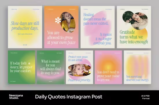 EE - Aesthetic Daily Quotes Instagram Post 8BASKWM