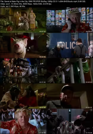 Babe Pig in the City 1998 PROPER BluRay 1080p DD 5.1 x264-BHDStudio