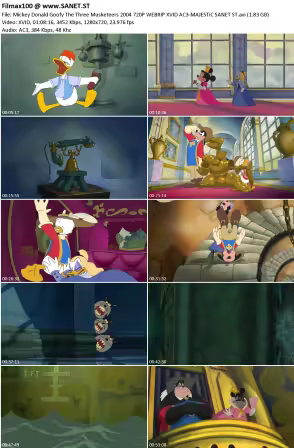 Mickey Donald Goofy The Three Musketeers 2004 720P WEBRIP XVID AC3-MAJESTiC