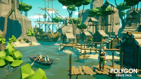 Unreal Engine Marketplace - POLYGON - Pirate Pack (4.27+)