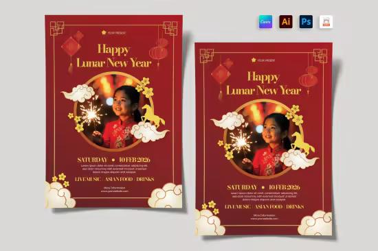 EE - Lunar New Year Flyer ZQCA7FT