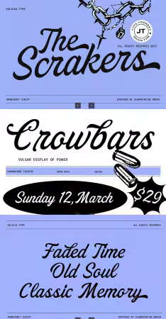 EE - Scrakers | Vintage Font KGV2PGJ