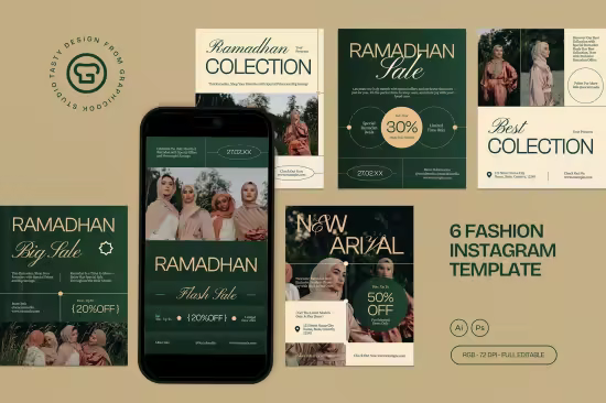 EE - Fashion Ramadhan Sale Instagram Template ZZPJ38P