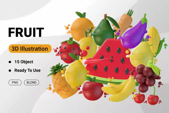 EE - Fruit 3D Icon B39EUB5