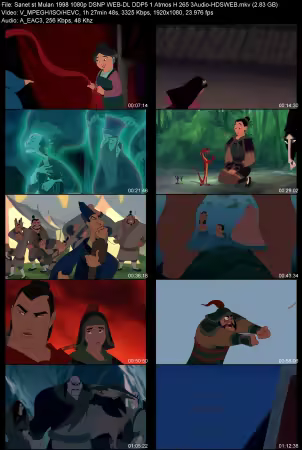 Mulan 1998 1080p DSNP WEB-DL DDP .1 Atmos H265 3Audio-HDSWEB