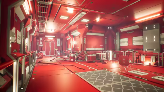 Unreal Engine Marketplace - Sci-Fi Corridor - Low Poly Environment (5.7)