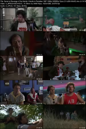 Revenge of the Nerds II Nerds in Paradise 1987 1080p WEBRip Opus 2.0 x265-WoKE