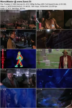 Predator 2 1990 German DL AC3 1080p BluRay x265-FuN