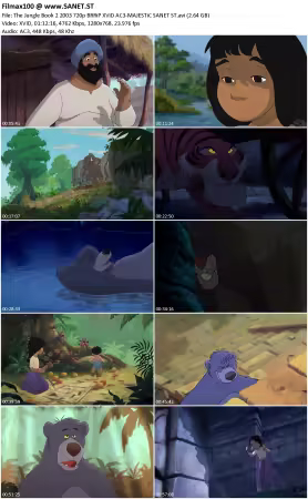 The Jungle Book 2 2003 720p BRRiP XViD AC3-MAJESTiC