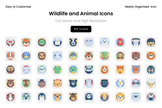 EE - Wildlife and Animal Icons ADVYN2E