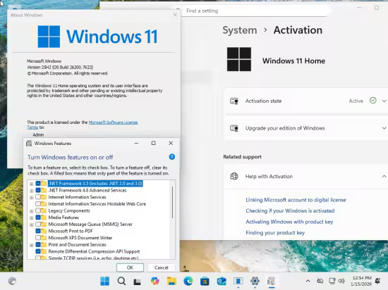 Windows 11 25H2 (No TPM Required) &amp; Windows 10 22H2 AIO 32in1 Preactivated January 2026