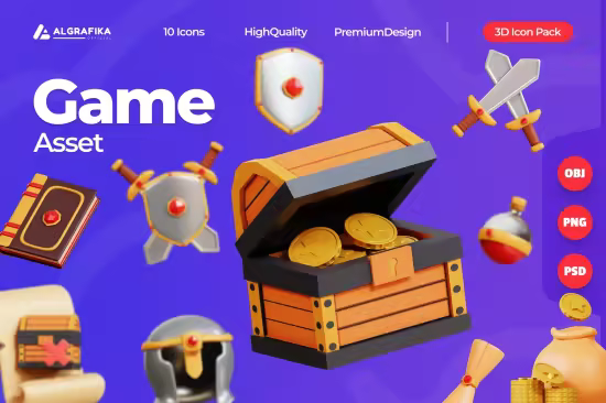 EE - Game Asset 3D Icon PJBHWYE