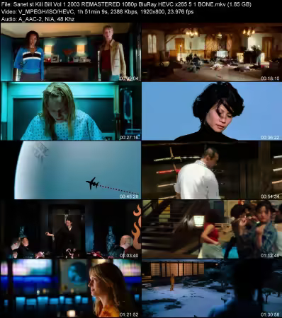 Kill Bill Vol. 1 2003 REMASTERED 1080p BluRay HEVC x265 5.1 BONE