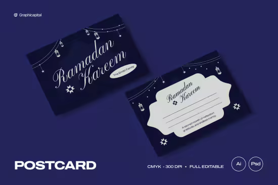 EE - Ramadan Greeting Card Postcard QQF7BY9