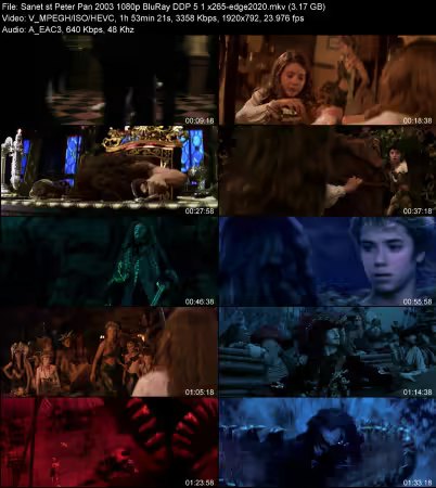 Peter Pan 2003 1080p BluRay DDP 5.1 x265-edge2020