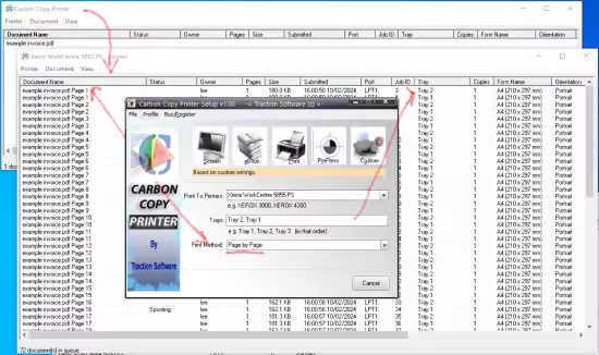 Traction Software Carbon Copy Printer 1.10