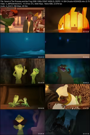 The Princess and the Frog 2009 1080p DSNP WEB-DL DDP 5.1 H264 2Audio-HDSWEB
