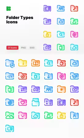 EE - Folder Types Icon Pack 75MZB2R