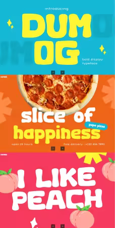 EE - Dumog – Bold Playful Display Font 2NY4468