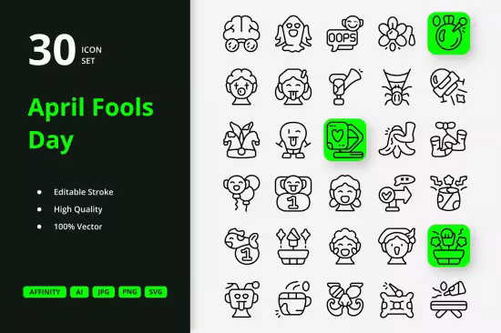 EE - April Fools Day Icons 3TPEDBY