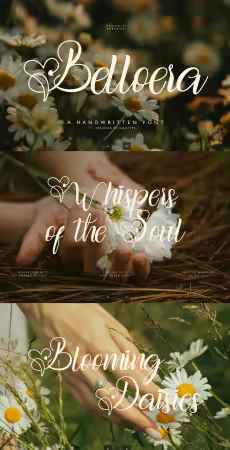 EE - Belloera - Handwritten Font TRX58UW