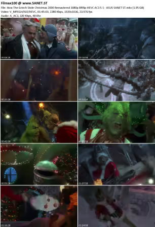 How The Grinch Stole Christmas 2000 Remastered 1080p BRRip HEVC AC3 5.1 - ASUS