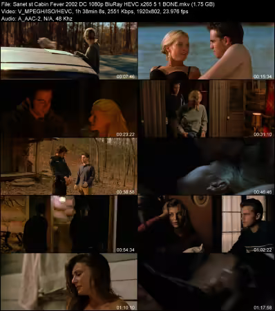 Cabin Fever 2002 DC 1080p BluRay HEVC x265 5.1 BONE