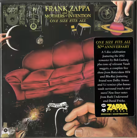 Frank Zappa And The Mothers Of Invention - One Size Fits All (50th Anniversary) (1975/2025) (Blu-ray)