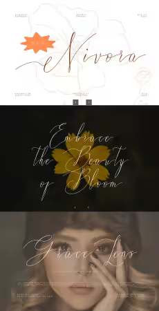 EE - Nivora - Handwritten Font ZFACRGG